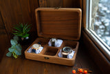 Personalized wooden watch box