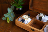 Personalized wooden watch box